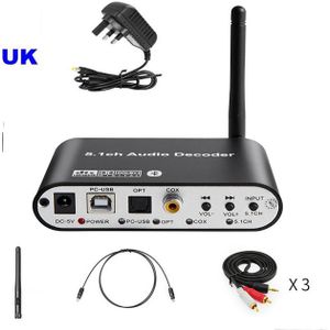Hdmi-Compatibel Arc 5.1CH Audio Decoder Bluetooth-Compatibel 5.0 Reciever Dac Optische Coaxiale U Spelen Om 5.1ch Dac converter Dac