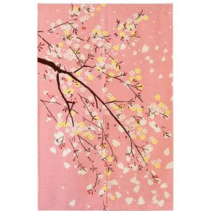 Huis Keuken Gordijn Schorsing Douchegordijn Cherry Blossom Japanse Stof Afdrukken Gordijn Tapestry Woondecoratie