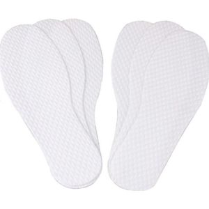 20 Paren/partij Wegwerp Comfortabele Schoenen Inlegzolen Voor Mannen Vrouwen, Wit Houtpulp Zachte Inserts, Licht Palmilha Voor Schoeisel