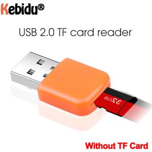Kleurrijke Mini USB Adapter High Speed USB 2.0 Card Lezen Voor Micro SD Flash TF Memory Kaartlezer MicroSD Transflash om Adapter