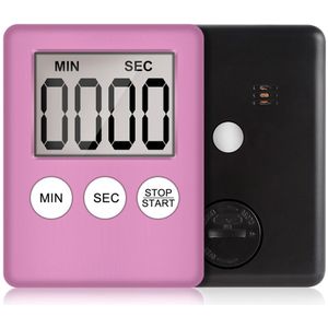 Super Dunne Lcd Digitale Scherm Kookwekker Vierkante Koken Tellen Countdown Alarm Magneet Klok Temporizador Keuken Tool
