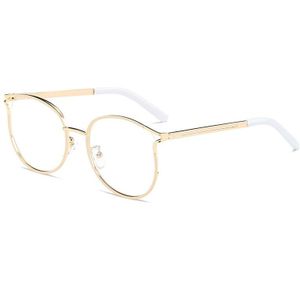Elbru Cat Eye Spektakel Brilmonturen Voor Mannen Vrouwen Metalen Frame Brillen Mode Optische Brillen Bril