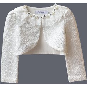 Meisjes Bolero Kids Kralen Lange Mouwen Bolero Voor Wedding Party Ball Formele Korte Jas Meisjes Kleding