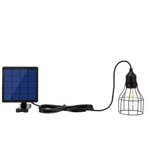 Solar Lamp Licht Klassieke Kroonluchter 3Meter Draad Met Zonnepaneel Glas Lamp Lantaarn Lampenkap Voor Outdoor Solar Lamp