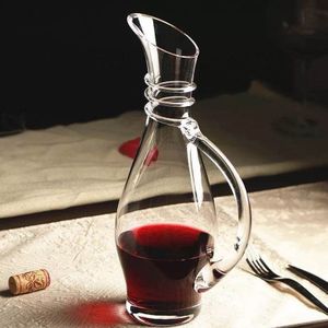 Handgemaakte Kristallen Rode Wijn Schenker Glas Decanter Brandy Decanteren Set Kruik Voor De Bar Champagne Water Fles Glazen Drinken