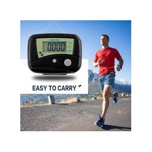 Praktische Calorie Counter Stap Stappenteller Zwart Meter Accessoires Horloges Run Handige Outdoor Loopafstand Lcd Sport