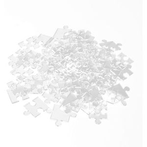 300Pcs Clear Puzzel Onmogelijk Kristal Leeg Acryl Transparante Puzzels Voor Kinderen Volwassenen