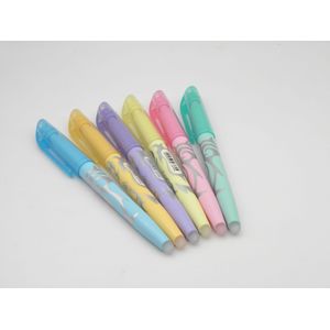 Pilot SW-FL Pastel Licht Markeerstiften 6 Kleuren Frixion Uitwisbare Pennen Japan