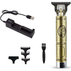 T9 Elektrische Tondeuse Usb Oplaadbare Tondeuse Cordless Scheerapparaat Mannen Kaalhoofdige Tondeuse Kapper Haar Snijmachine