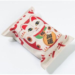 Cartoon Lucky Cat Tissue Box Cover Auto Servet Papier Container Papieren Handdoek Case Servettenhouder Home Decor Keuken Accessoires