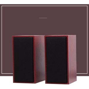 Usb Wired Hout Combinatie Computer Speakers Stereo Muziekspeler Subwoofers Sound Box Voor Laptop Houten Multimedia Speaker
