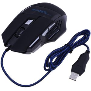 Wired Gaming Mouse 5500Dpi 7-Kleur Led Backlight Optische Muis Gamer Usb 7 Knoppen Pc Gamer Computer Laptop desktop Muizen