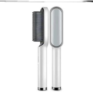 Professionele Stijltang Keramische Elektrische Rechttrekken Baard Borstel Mannen Snelle Verwarming Baard Stijltang Kam Styler