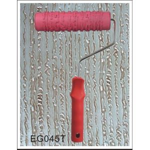 7 &quot;Rubber Roller Reliëf Textuur Patroon Verf Roller Thuis Decoratie Kwast Achtergrond Muur Tool 7 Inch
