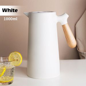 1L Geïsoleerde Waterkoker Huishoudelijke Geïsoleerde Waterkoker Glas Liner Warmwaterkruik Double-Layer Geïsoleerde Koffie Pot 24H Isolatie