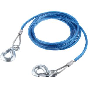 4 Meter Auto Sleepkabel Towing Trektouw Strap Haken Auto Accessoires