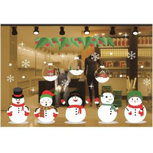 Kerst Raamstickers Party Decoratie-Winter Wonderland Party Winter . Decals Herbruikbare Grote Sneeuwvlok Sticker .