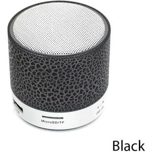 Mini Draagbare Speaker Bluetooth Draadloze Audio Dazzling Crack Led Verlichting Subwoofer Ondersteuning Tf-kaart Usb