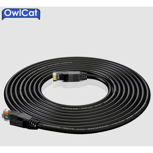 OwlCat 20 meter Ethernet Netwerk Kabel CAT6 UTP 24AWG * 4P Outdoor High-speed RJ45 Extension Netwerk Kabel camera lijn