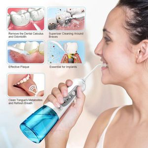 Monddouche Dental Draagbare Water Flosser Tips Usb Oplaadbare Water Jet Bleken 300Ml Draagbare Monddouche Voor Cleaning Tanden