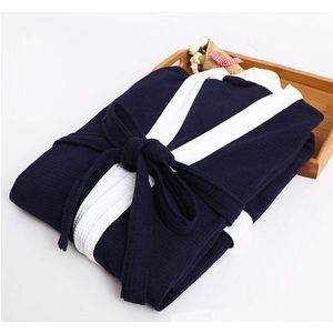 Lente Mannen V-hals katoen Badjas mannen badkamer spa gewaad mannelijke plus size pyjama Traditionele Yukata Nachtkleding 050502