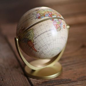 Vintage Engels Editie Globe World Map Decoratie Aarde Globes Met Base Geografie Klas Home Office Decoratie