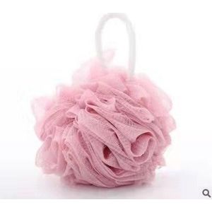 Pure Kleur Grote Bad Bal/Bad Spons Body Douche Cleaning Bad Bloemen Hoofd Body Douche Cleaning Schuimende Mesh netto Loofah