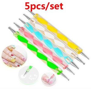 Nail Art Brush Pennen Acryl Nail Penselen UV Gel Nail Polish Schilderen Tekenen Penselen Set Strass Handvat Manicure Gereedschap Borstel