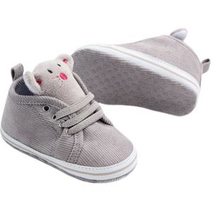 Baby Meisjes Jongens Katoenen Schoenen, zachte Zool Anti-Slip High-Top Enkel Sneakers Warme Comfortabele Leuke Animal Crib Schoenen