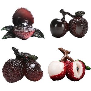 2022 Verkleuring Litchi Thee Huisdier Gongfu Theeceremonie Ornament Persoonlijkheid Thee Play Huishoudelijke Tafel Display Decor Accessoires