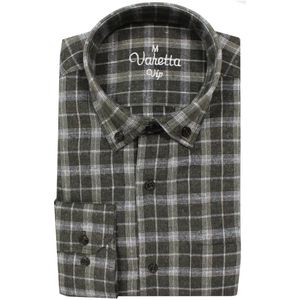 Heren Flanellen Shirts Groen Shirt Mannen Plaid Lange Mouwen Voor Mannen Regular Fit Merino Wol Mannen Shirt Regular Fit herfst Varetta