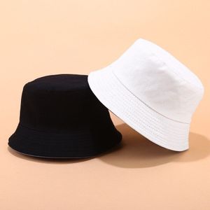 Kasure Unisex Mode Emmer Hoed Mannen En Vrouwen Casual Effen Kleur Dubbelzijdig Canvas Zomer Strand Visser Zon Cap