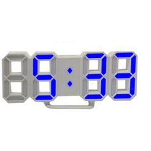 3D LED Digitale Klok, Slaapkamer Wekker, Wekker, Muur Opknoping Klok, Kalender, Thermometer, home Decor, Met Batterij