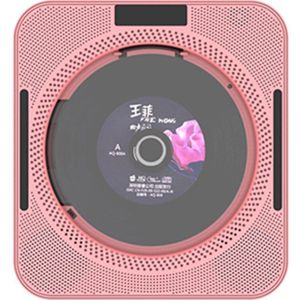 Draagbare Cd Speler Wandmontage Cd Muziekspeler Bluetooth Afstandsbediening Fm Radio Hifi Luidspreker Met Usb 3.5Mm Led screen