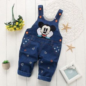 spring leisure Broek voor Baby Meisjes bib broek kinderen Denim Overall Broek kids cartoon baby jeans