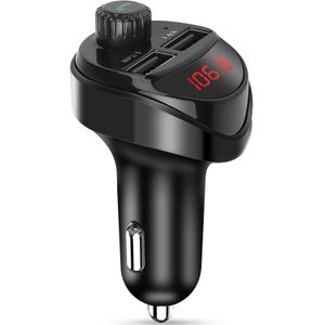 Auto Bluetooth 4.2 Fm-zender Draadloze Handsfree Audio Receiver Auto MP3 Speler 3.4A Dual Usb Fast Charger Auto Accessoires