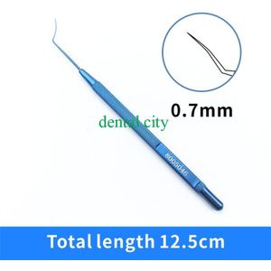 Oogheelkundige Titanium Instrument 0.5 0.7 Mm Semi-Sharp Tip Repositor Synechiae Spatel Eye Gereedschap