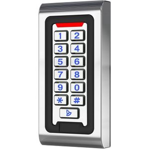 IP68 Weerbestendig Brede Smalle Gate Controller Outdoor Metalen Standalone Toegang 2000 Gebruikers Rf Id-kaart Deur Toegangscontrole Systeem