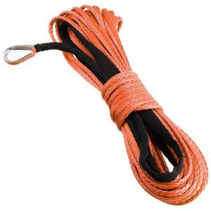 15M 7700LBs Lier Touw String Lijn Kabel Met Schede Synthetische Sleepkabel Auto Wassen Onderhoud String Voor Atv Utv off-Road