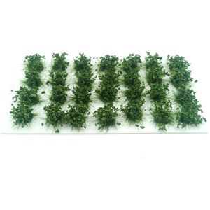 28 Stks/set Gesimuleerde Bush Landschap Miniatuur Model Scene Voor 1:35/1:48/1:72/1:87 Schaal Zand Tafel Miniaturen Landschap-Groen