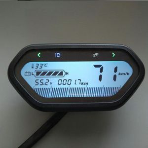 Elektrische Scooter Display 48v60v72v84v96v120v Snelheid/Licht/Odo/Batterij Indicator Ebike Dashboard Gauge Fiets Instrument