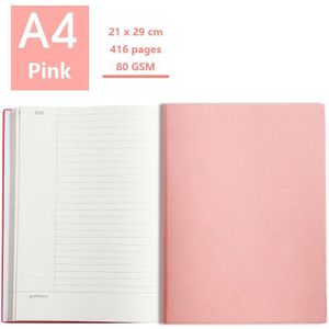 Cornell Note Grote Dikker A4 Planner Dagboek 416 Pagina 'S Soft Cover Gevoerd Notepad Voor School Agenda