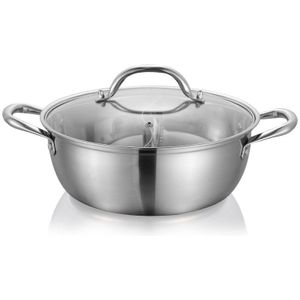 Worthbuy Chinese 304 Rvs Pot 28/30/32Cm Keuken Soep Voorraad Pot Kookgerei Voor Inductie fornuizen Kookpot