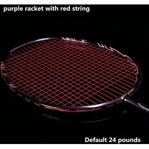 35 hoge £ Full Carbon Badminton Racket Aanval Type 3U (85-89G) enkel Racket Met Gratis String Q1438CMC