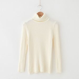 H. Sa Herfst Basic Coltrui Casual Soft Solid Jumper Koreaanse Trui Slanke Femme Elasticiteit Winter Truien