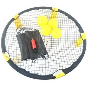 Kinderen Volwassen Mini Strand Volleybal Spike Ball Game Set Outdoor Teamsporten Spikeball Gazon Fitnessapparatuur Volleybal Netto