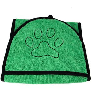Hond Handdoek Super Zacht Microfiber Hond Bad Handdoeken Met Pocket Huisdier Drogen Handdoek Voor Kleine Medium Grote Hond Leuke Poot print Deken
