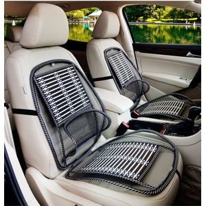 Vier Seizoenen Universele Auto Lumbale Massage Zetel Ademend Kussen Bamboe Zijde Zitkussen Cooling Pad