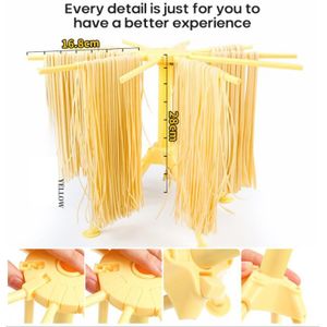 Vouwen Noodle Rack Spaghetti Droger Beugel Koken Tool Noodle Machine Accessoires Drogen Staaf Wit Groen Geel Firm Practcal