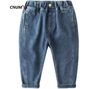 Cnum Mode Jongen Denim Jeans Kids Broek Voor Jongens Lente Zomer Broek Voor Casual Losse Gescheurde Jeans Kinderen Bodem